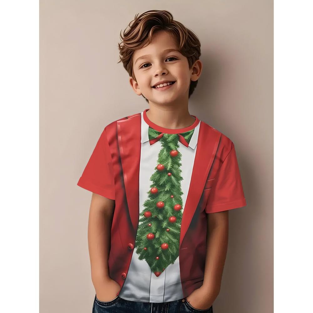 Детские футболки, рождественские принты с Санта-Клаусом, одежда для девочек, милые мультяшные пуловеры, топы для мальчиков, модные подарки, детская одежда