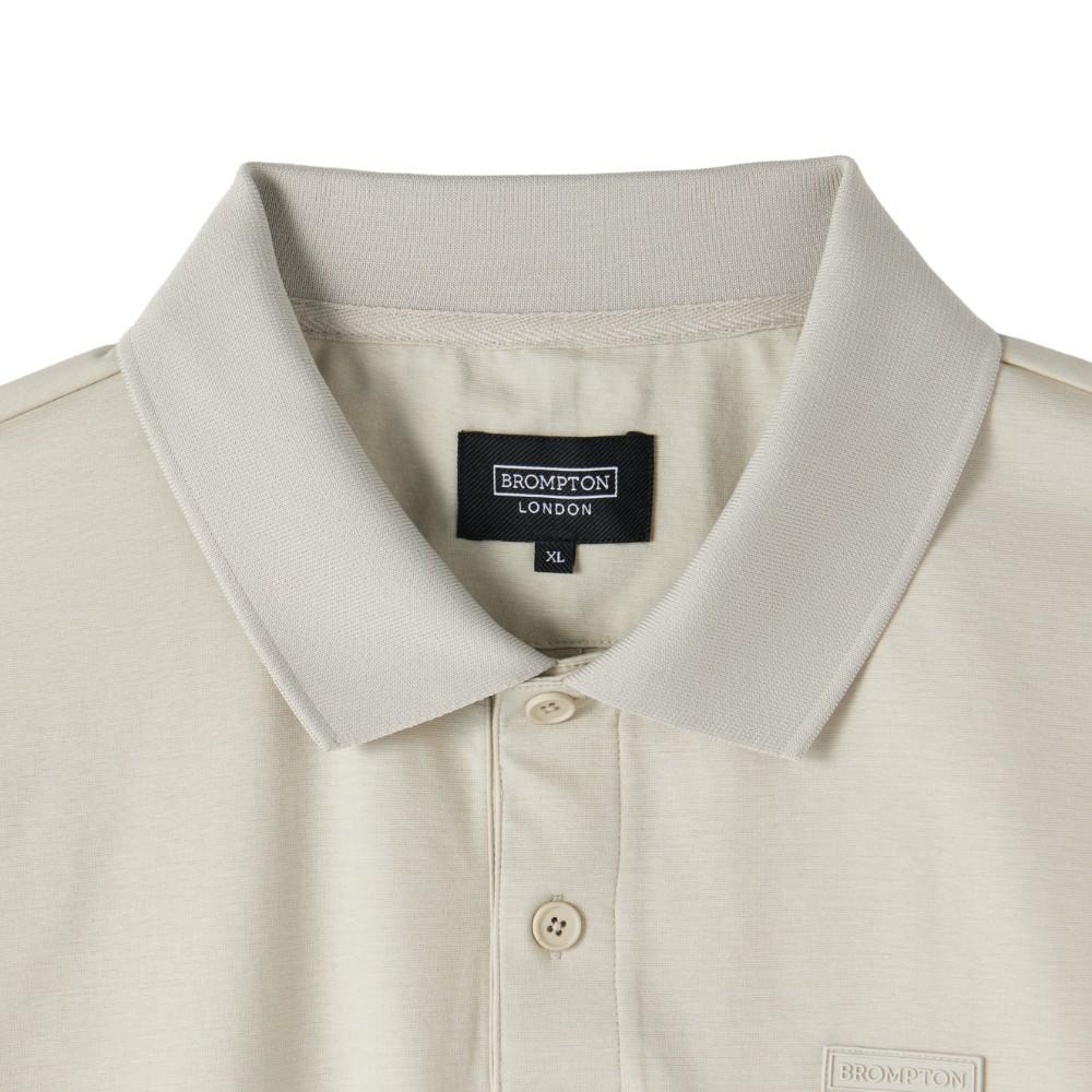 BROMPTON LONDON Supima Collar T-Shirt - L/Grey (P252Mpl130)