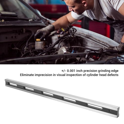 24-inch Straight Edge Tool, Machinist Precision Steel Straight Edge Tool, Cylinder Head Straight Edge Machining Flatness, for Checking Flatness of Cyl