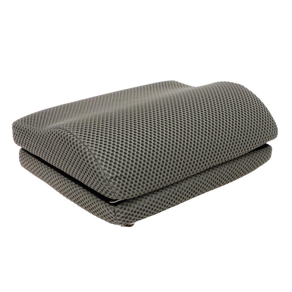 Ergonomic Foot Pillow Under Desk Premium Foam Core Footstool Mesh Fabric Height Adjustable for Office Lumbar Foot and Leg Pain