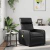 VidaXL Reclining Massage Armchair, Chair with Footrest, Seat with Backrest and Armrests Living Room, Modern, 374190
