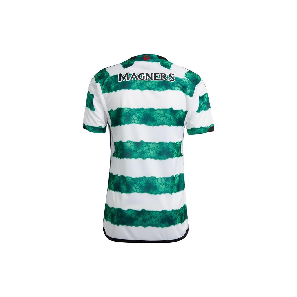 adidas Домашняя майка Celtic FC 23/24 белая/зеленая мужская уличная одежда HY3343
