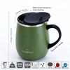 GRANDTIES Premium Vacuum Insulated Mug, 460ml, Available in 19 Colors, with Easy-Open Sliding Lid, Stainless Steel Double-Wall Vacuum Insulation, and