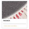 Nordic Faux Velvet Round Rugs Kids Room Tassel Carpet Living Room Foldable Washable Baby Playing Crawling Floor Mat Rainbow Rugs