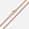 3mm Thin Necklace Ladies Girls 585 Rose Gold Link Necklace Ladies Jewelry Valentine's Day Gift 50cm 60cm GN462
