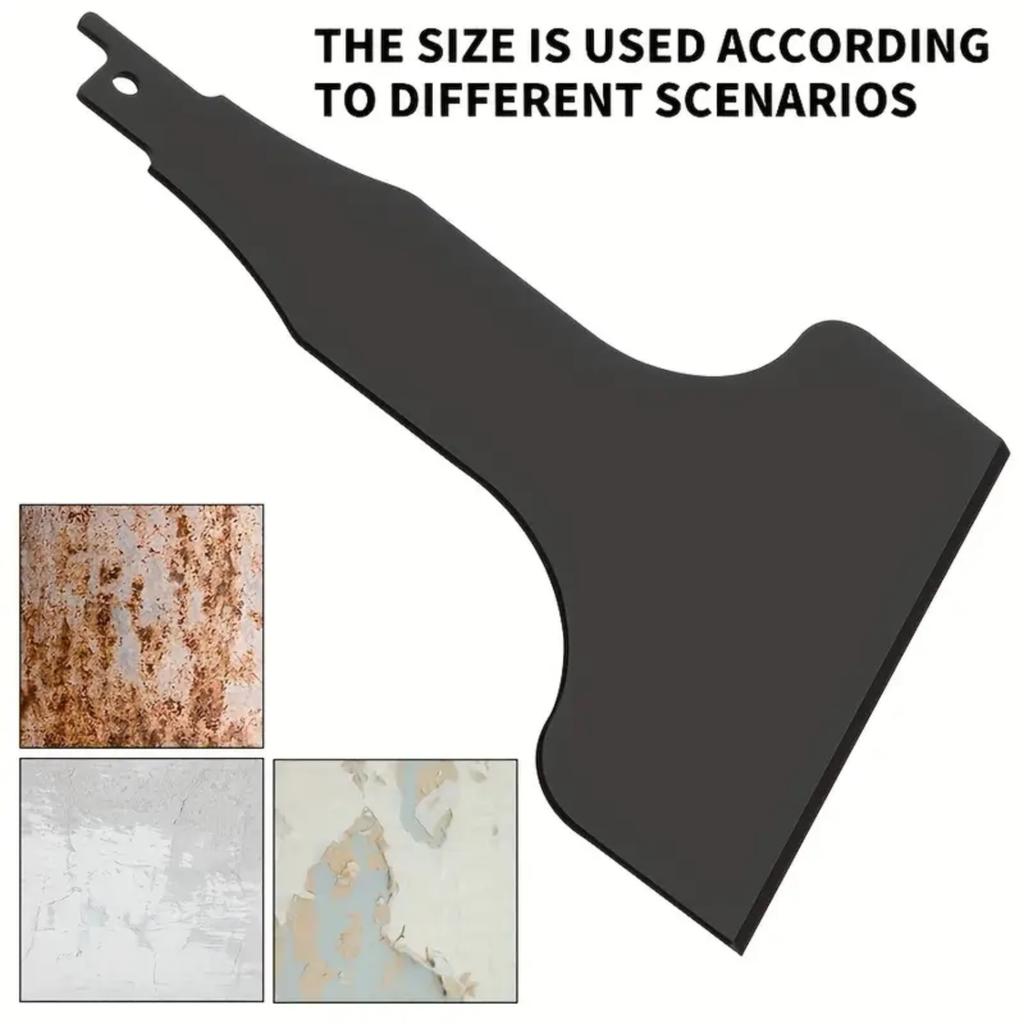 4-piece Steel Reciprocating Saw Shovel For Removing Tile Glue, And Mortar, Cleaning, Cleans Floors And Walls