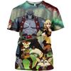 Летняя Аниме Футболка 2026 Thundercats 3D Печать Мужская Женская Модная Оверсайз Детская Мальчик Кавайные Футболки Топы Девочка Мужская Одежда