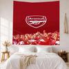 Arsenal Wall Decor Tapestry Art For Pet Memorial Birthdaywedding Party Backdrop Family Gift