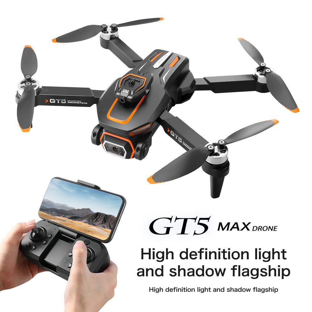 New GT5 MAX Drone Aerial Photography Aircraft 8K ESC Electric Control Camera WIFI FPV Brushless Obstacle Avoidance Quadcopter Toy Gift Children
