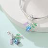 S925 Silver Summer Travel Cocktail Charm Pendant Handmade DIY Beaded Jewelry Accessories