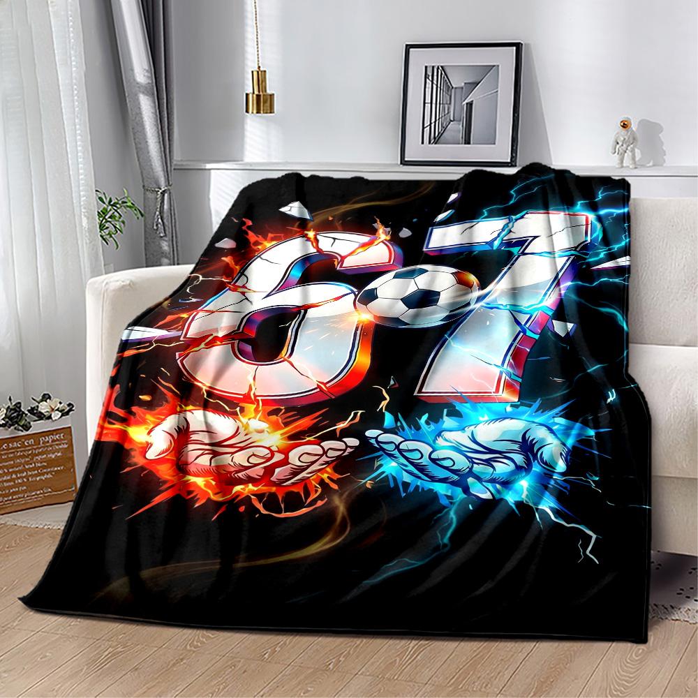 Sixty-seven Blanket,Suitable for sofas, offices, travel, living rooms, Gifts to relatives and friends, Blanket,Suitable for all seasons.
