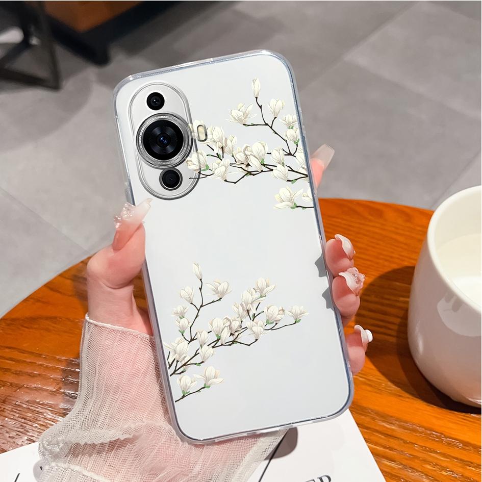 For Huawei Nova 10 11 Pro 2 3 4 5 6 7 8 9 Y70 Y90 Phone Case Cute Shockproof Screen Protector Transparent Soft Silicone TPU Cover For Huawei Bumper