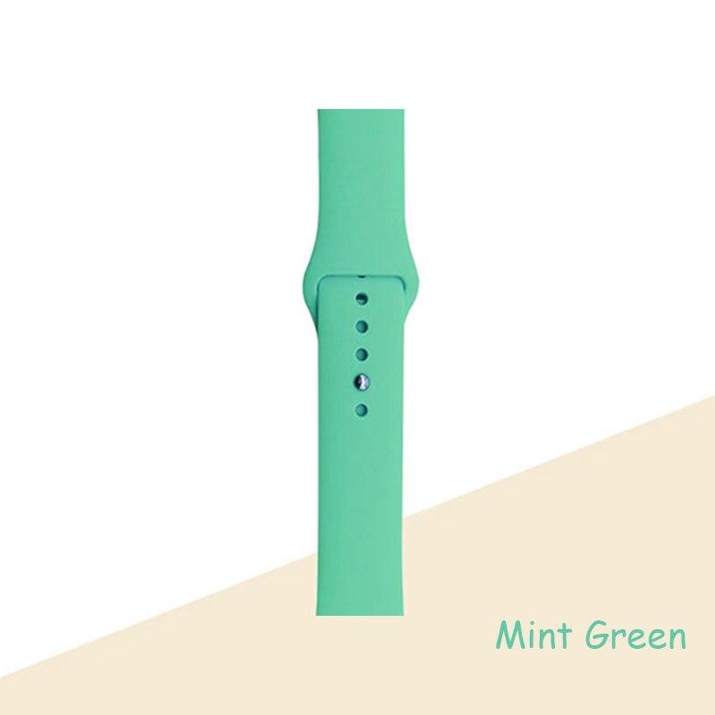 Силиконовый ремешок для браслета Apple Watch 44 мм 40 мм 38 мм 42 мм ремешок для часов Apple Watch Band Correa для Iwatch Series7 6 Se 5 4 3