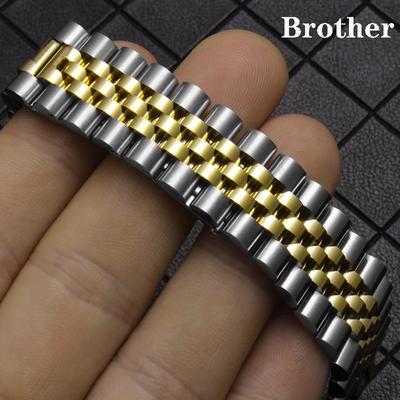 Классический браслет для часов 13 мм 17 мм 20 мм 21 мм спортивные часы для Rolex DATEJUST DAY-DATE OYSTERPERTUAL DATE стальной ремешок для мужчин и женщин