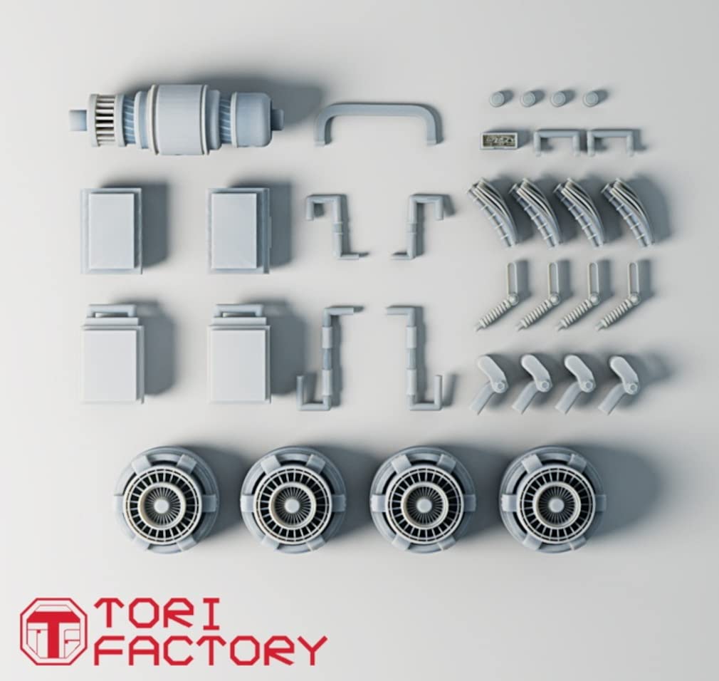 Tori Factory Cyberpunk Series Flight Conversion Unit Flying Car Kit Resin Kit Molded Color 1/35 "Vladimir Motors-FT160" CY-08A