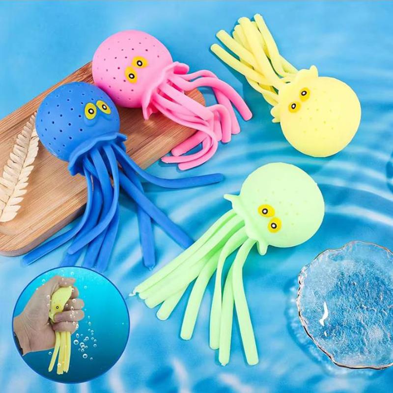 Funny Pop Eyes Stress Ball Bouncy Ball Sensory Toy Anti-Stress Fidget Toys Glow Balls For Kids Adults Birthday Party Gift