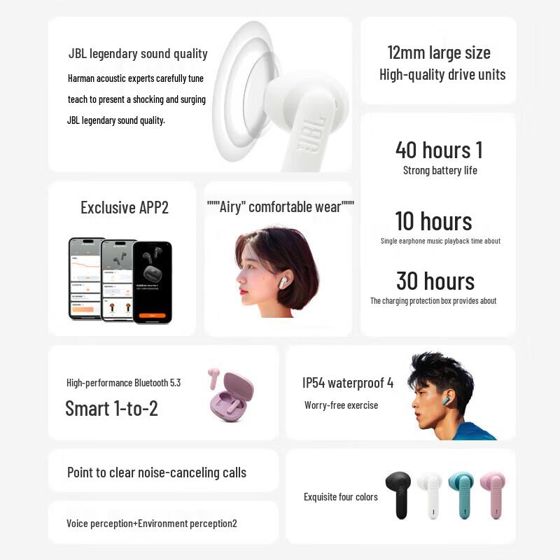 JBL WAVE FLEX 2 True Wireless Earbuds