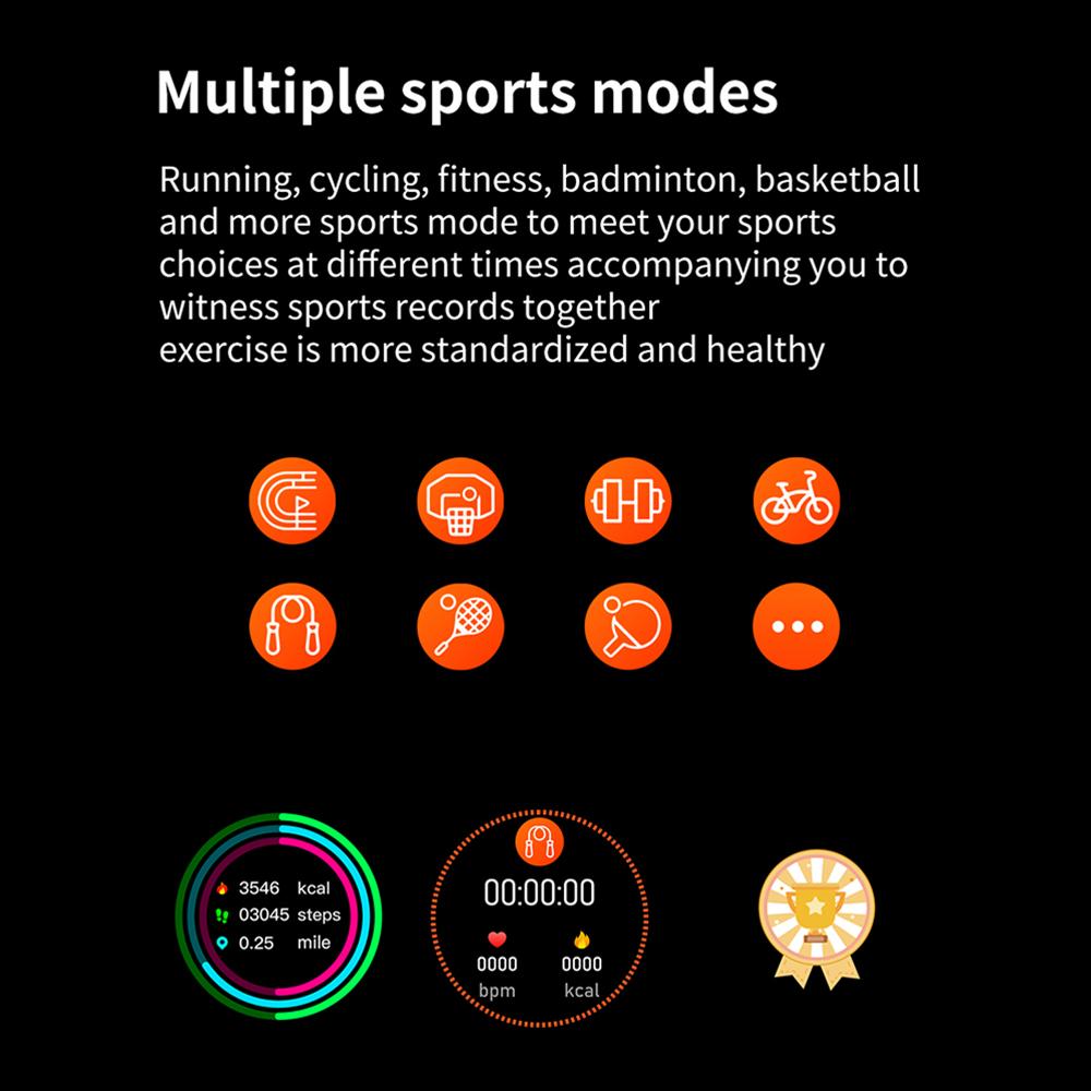 SACOSDING Smart Watch ECG Electrocardiogram Airbag Pump Airbag Blood Pressure Blood Oxygen Health Monitoring Smartwatch Fitness Tracker