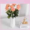 Одиночный искусственный цветок Роза из шелка для свадебного декора и украшения интерьера