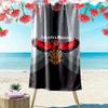 Atlanta Hawks Print Beach Towel, Large Soft Quick Dry Towel for Beach Camping Swimming