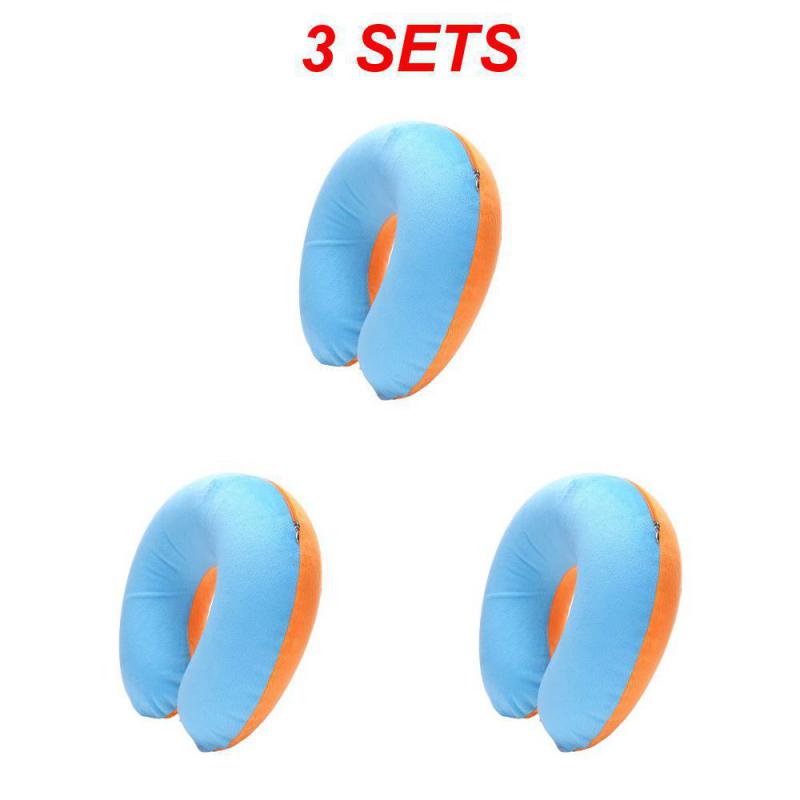U-образная подушка для шеи, надувная подушка для снятия усталости, подушка для путешествий, подголовник для сна в самолете