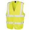 SAFE-GUARD by Result Unisex Adult Zip Front Hi-Vis Vest