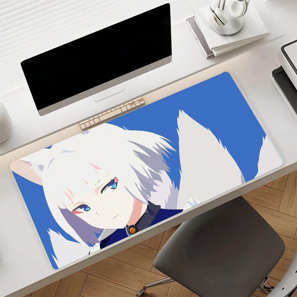 Игровой коврик для мыши Azur Lane Kaga Аниме Игровой коврик для мыши Противоскользящая резиновая основа Большой коврик для стола ПК Клавиатуры Ноутбука Для Офиса Студента Дома