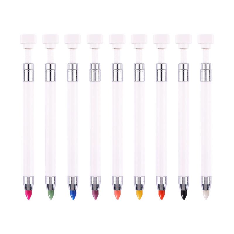 Двусторонний инструмент для захвата страз и доттинга, восковой карандаш для нейл-арта