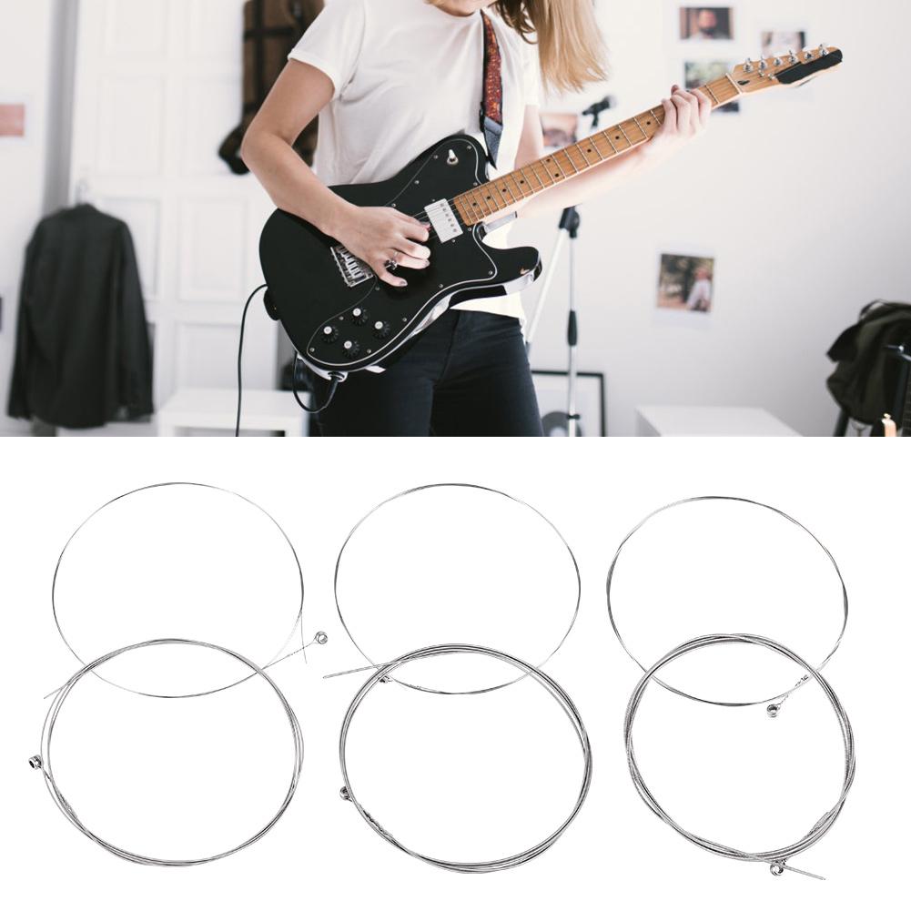 Guitar String for Electric Guitars Musical Instrument Accessory Part(E100 Silver)