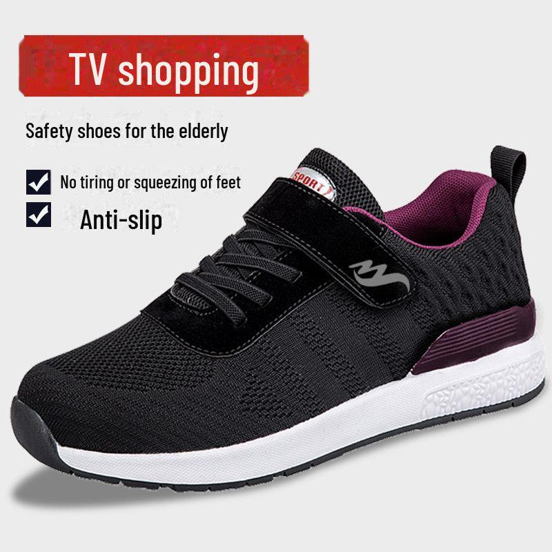 Мужские и женские нескользящие полуботинки для ходьбы с мягкой подошвой для пожилых людей