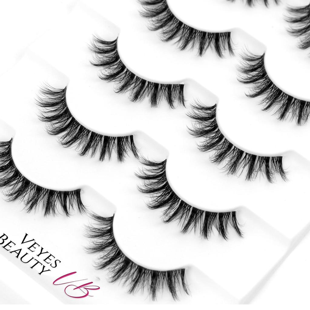 Veyesbeauty WILD DAISY Lash Clusters Invisible Band Reusable Durable Quick & Easy Application 5 Pairs