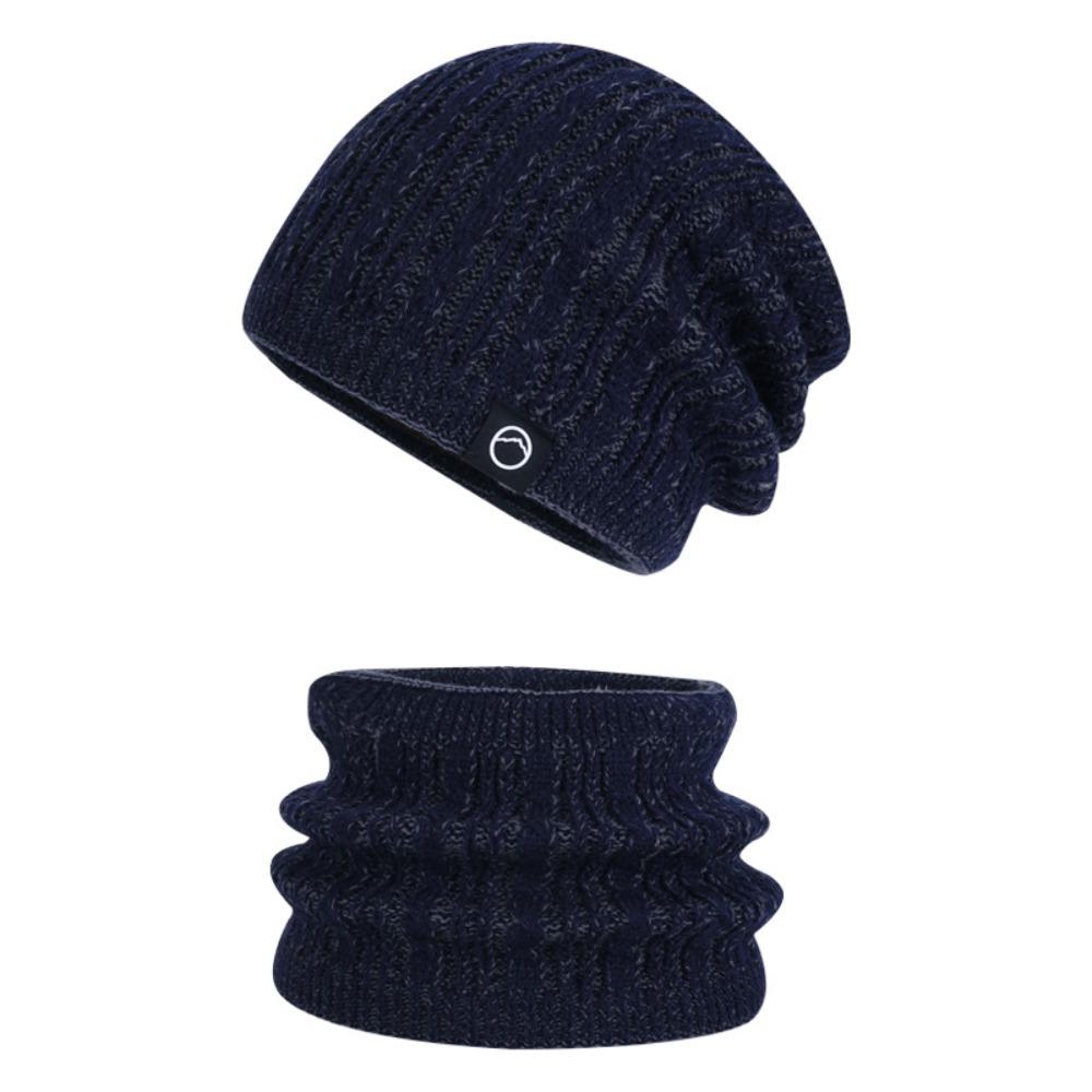 Breathable Fabric Winter Hooded Cap Ear Cover Design Knitted Face Mask Scarf Outdoor Sports