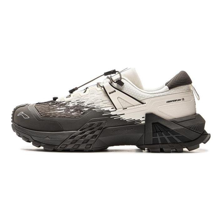 Li Ning Outdoor CF Tracing, Xingchuan Pro Амортизация Скользкие Устойчивые к истиранию Низкие Туристические Ботинки Унисекс AHTU017-9