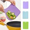 Flexible Silicone Cutting Board Plate Anti Slip Vegetables Meat Chopping Block