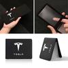 PU Leather Credit Card Case Car Driving Documents Protective Case For Model 3 Model S Model X Y Roadster Performance