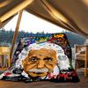 1pc Art, Einstein Outdoor Soft Blanket Ultra Plush, Warm, Versatile, and Easy Care for Camping, and