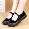 Летние новые старые пекинские тканевые туфли женские рабочие туфли гостиничная задняя кухня нескользящие тканевые туфли черные на платформе туфли для танцев для мамы