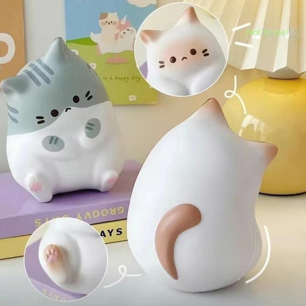 Squihy Милый Кот Сжимаемый Животное Игрушки для Снятия Стресса Лечебные Офисный Антистресс Вент Игрушки-Непоседы для Детей Девочки Исцеляющие Подарки