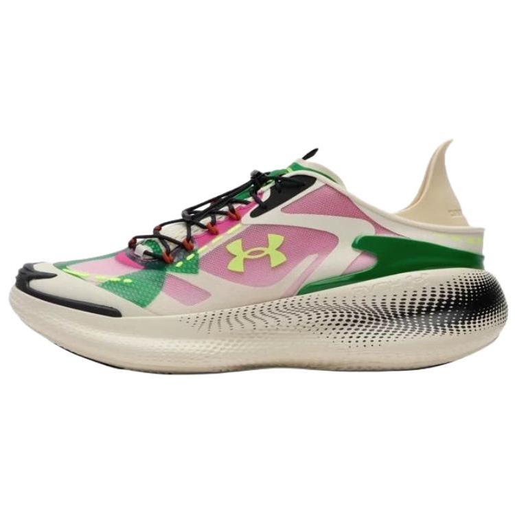 Under Armour Echo Ivory Dune Virtual Pink Unisex Sneakers Cream High-Vis-Yellow 6006061-142