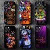 Мягкий чехол для телефона Five N-Nights At F-Freddys для iPhone 16 16E 17 Air 15 Pro Max 14 Plus 13 Mini 11 12 7 Черная крышка Задняя панель