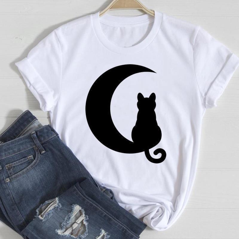 Футболка с графическим принтом, повседневная футболка с принтом домашних животных, собак, кошек, друзей, тренд, летний топ с короткими рукавами, женская женская футболка, женская модная футболка