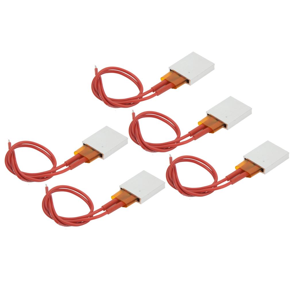 5PCS 220V PTC Heating Element Plate 270 Celsius  Aluminum Alloy Housing Thermostatic Heater for Air Curtains Humidifiers