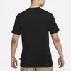 Nike T Shirts Men's Black Crew Neck Moderate Straight Fit FD1248-010