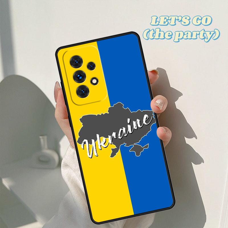 Чехол для телефона с флагом Украины Для Samsung Galaxy A42 A31 A40 A51 A71 A32 A80 A91 A52 A72 A73 A20e A21S A50 A70 A11 A12 Чехол