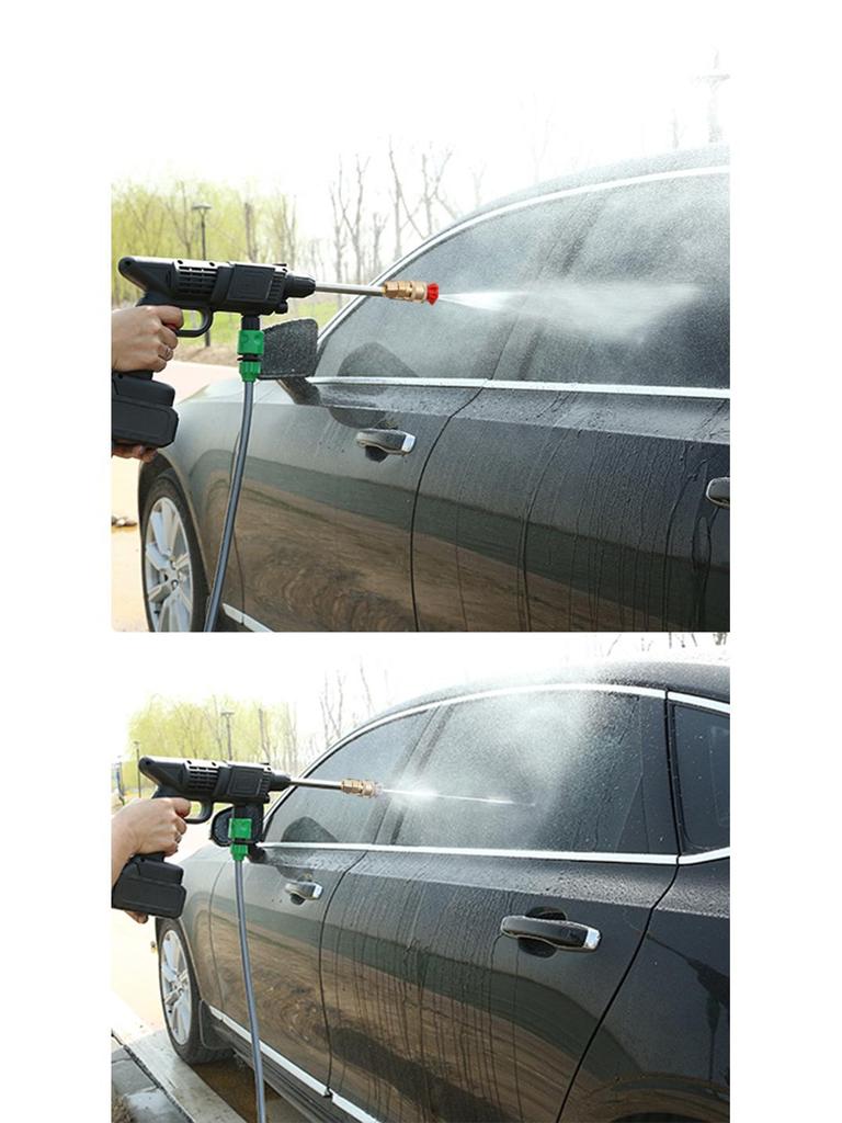 Беспроводной электрический пистолет для мойки автомобилей высокого давления с аккумуляторной батареей