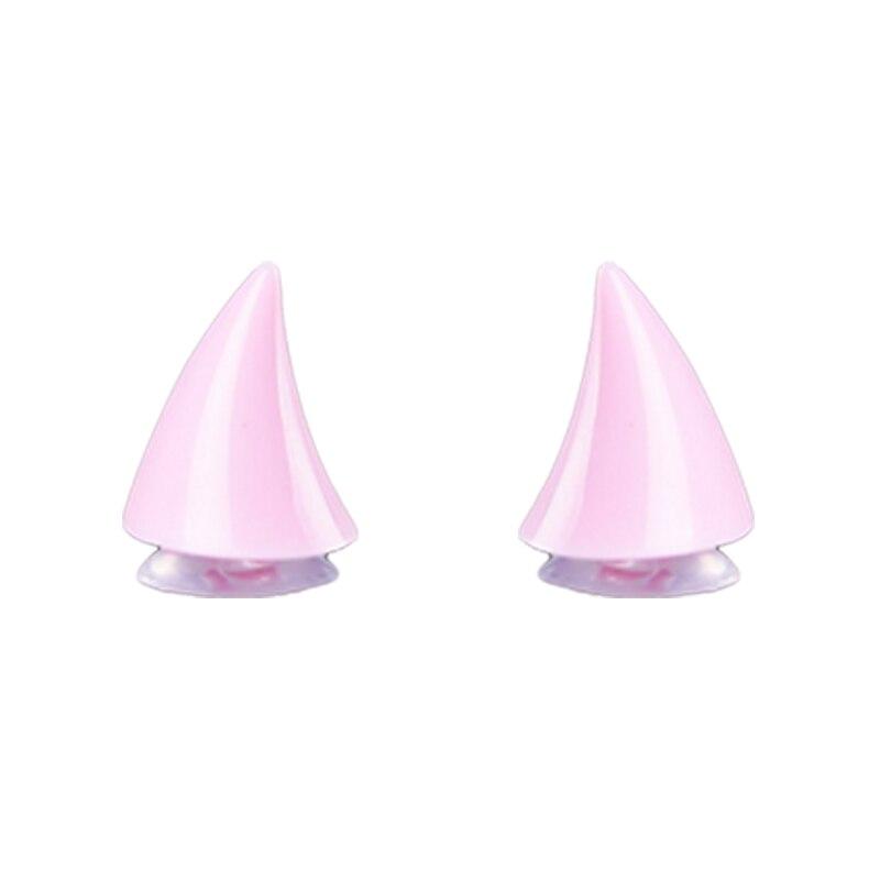 2 шт., автомобильный мотоциклетный шлем, рог дьявола, шлем для мотокросса, украшение с рогом, головные уборы, силиконовые украшения для шлема, аксессуары