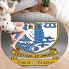 Sheffield Wednesday Football Club Custom Name Round Area Rug,Carpet Rug for Living Room Bedroom Sofa Playroom Decor,Non-slip Floor Mat