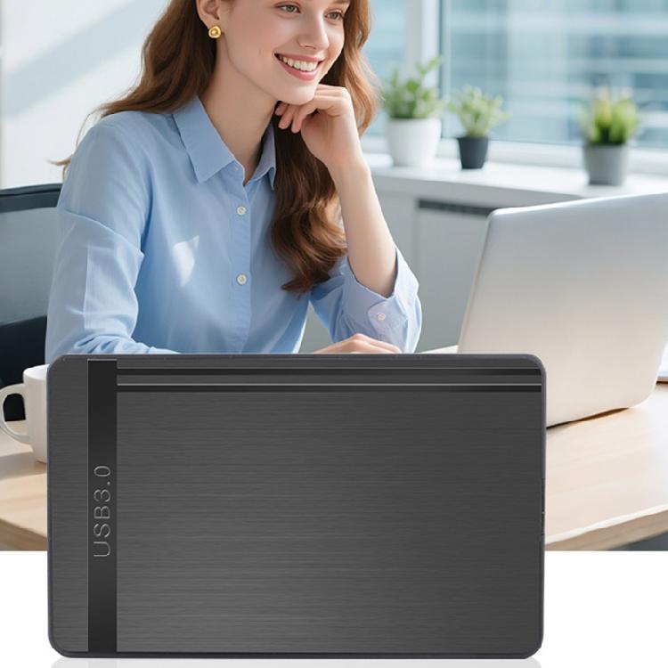 Тонкий портативный кейс для жесткого диска, интерфейсы USB 3.0, поддержка 2.5" SSD и механических дисков, ударопрочный корпус
