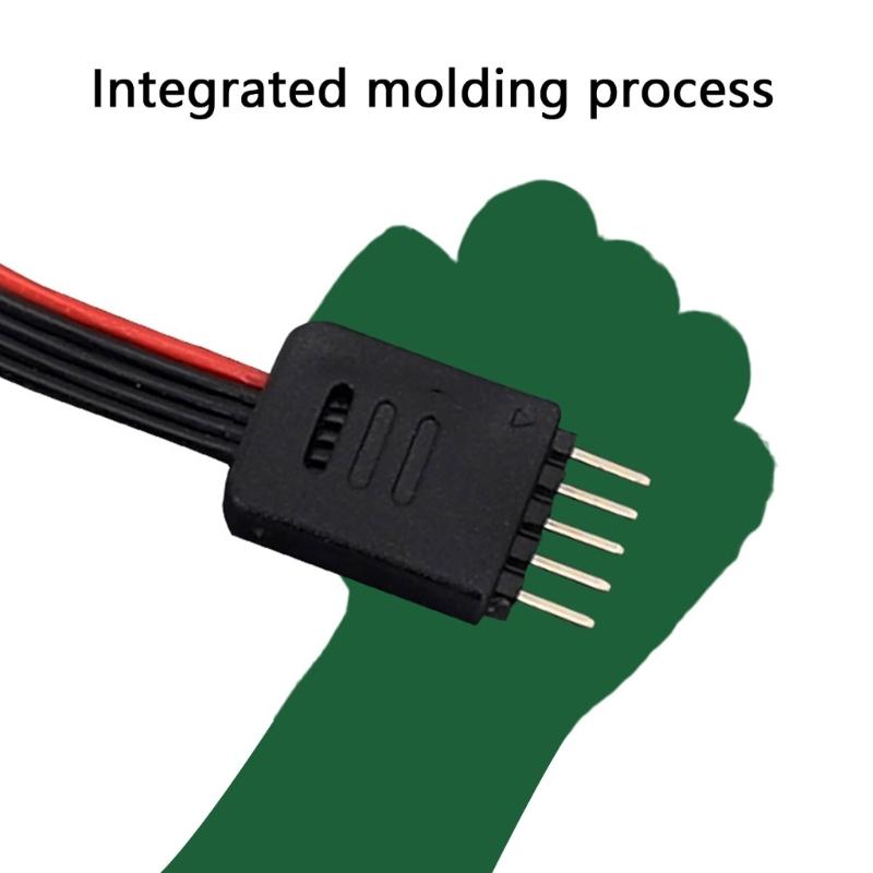 4-контактный адаптерный кабель 2,54 мм (мама) на 2,0 мм (папа), провода-перемычки для макетной платы, для прототипирования и тестирования электроники