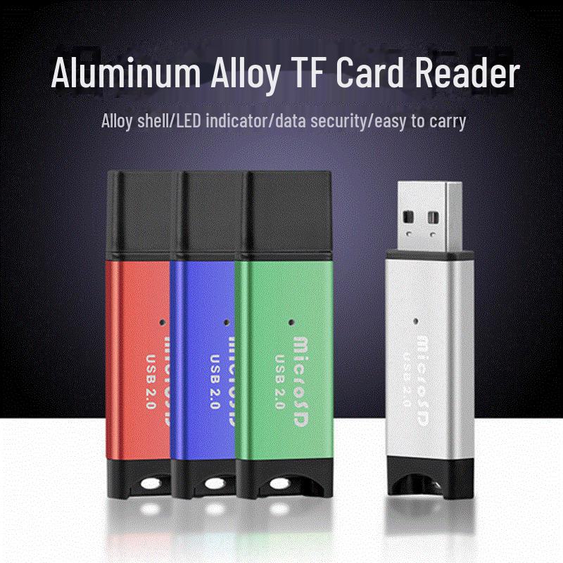 Кардридер R4 USB 2.0 из алюминиевого сплава — портативный и быстрый подарок